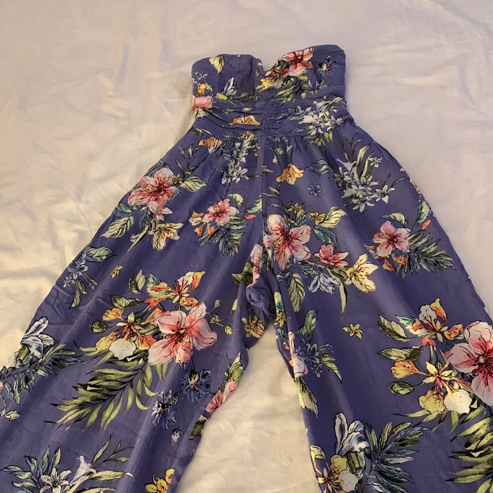 Blue Jumpsuit With Pockets